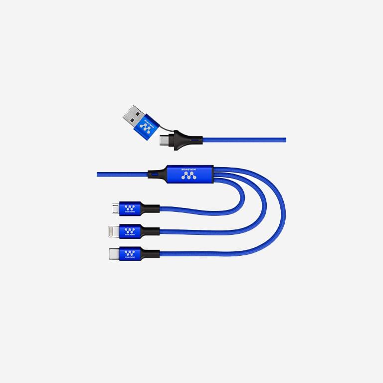 Braided Καλώδιο Φόρτισης 2 σε 1 - Image 3